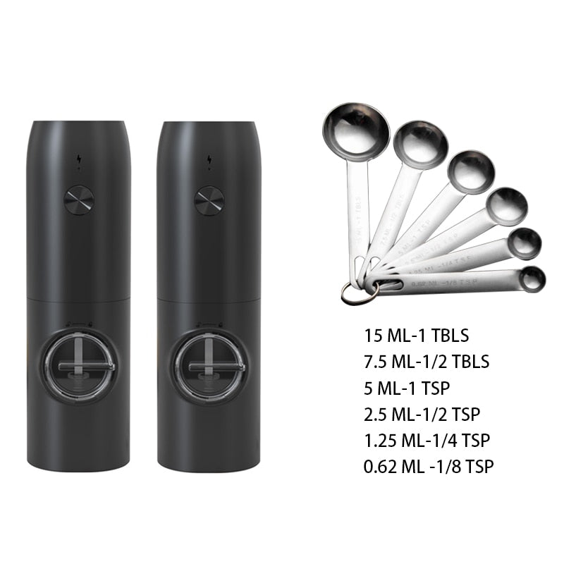 Multifunctional Electric Salt and Pepper Grinder With Led Light